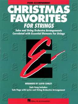 Essential Elements Christmas Favorites for Strings - Piano