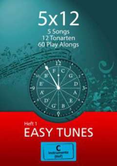 5x12 - Easy Tunes (Heft 1) - C-Instrumente (tief): Trompete in C