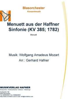 Menuett aus der Haffner Sinfonie (KV 385; 1782)