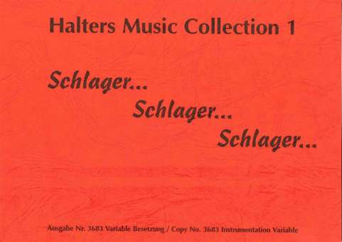 HMC1 Schlager-Schlager-Schlager - Sammlung - 1. Bb Klarinette
