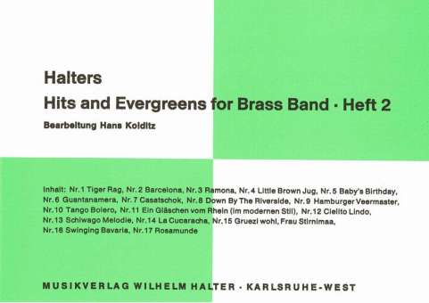 Hits and Evergreens Heft 2 - 08 1. Tenorsaxophon Bb - entspricht 2. Tenorsaxophon Bb