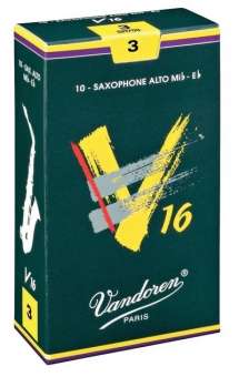 Blätter - Vandoren V16 - Alt Saxophon - 10er Packung - Stärke 2 1/2