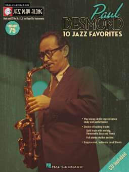 Paul Desmond - Jazz Play-Along Volume 75