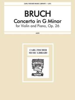 Concerto In G Minor, Opus 26