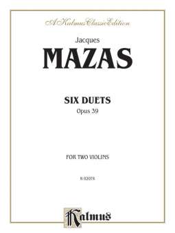 6 duets op.39 : for 2 violins