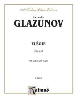 Elegie op.44 : für Viola und Klavier