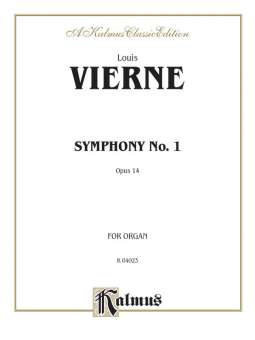 Symphony no.1 op.14 : for organ