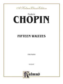 15 Waltzes : for piano