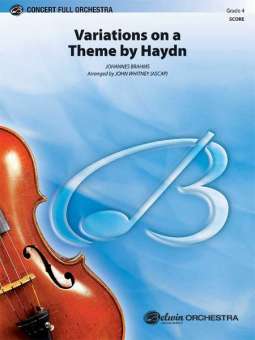 Variations On A Theme Haydn (f/o)