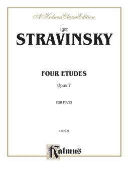 4 Etudes op.7 : for piano