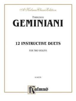 12 instructive Duets : for 2 violins