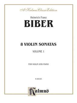 8 sonatas : for violin and bc