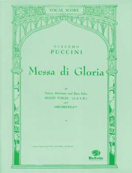 Messa di Gloria : for soli, mixed chorus