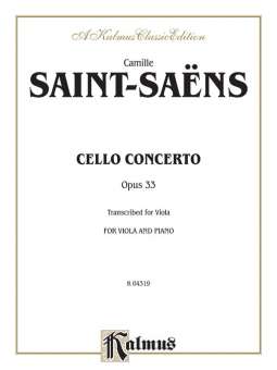 Concerto no.1 op.33 for cello and orchestra :