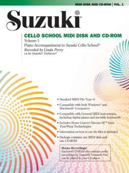 Suzuki Cello School Vol.1 (CD-Rom/MIDI)