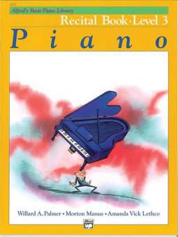 Alfred's Basic Piano Recital Book Lvl 3