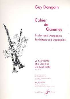 Cahier de gammes : pour clarinette