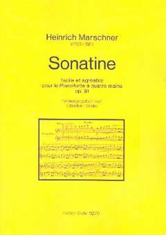 Sonatine op.91 : für Klavier zu 4 Hände