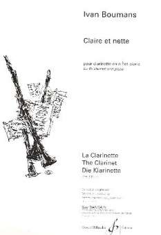 Claire et nette : pour clarinette