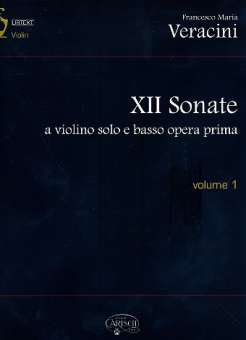12 Sonate op.1 vol.1 a violino solo e basso