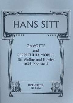 Gavotte  und  Perpetuum mobile aus op.95 :