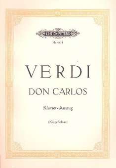 Don Carlos : Klavierauszug