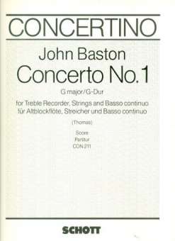 Concerto G major no.1 :