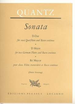 Sonate D-Dur : für 2 Flöten und Bc