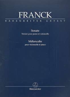 Sonate in A  und  Mélancolie :