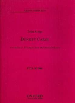 Donkey Carol : for mixed or