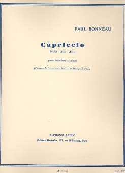 Capriccio : pour trombone et piano