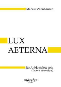 Lux aeterna : für Altblockflöte