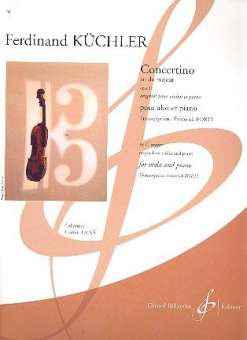 Concertino en do majeur op.11 pour violon et piano :