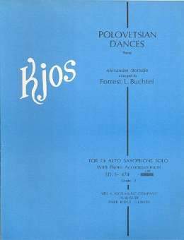 Polovetsian Dances : for alto saxophone and