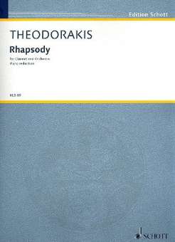 Rhapsodie für Klarinette und Orchester :
