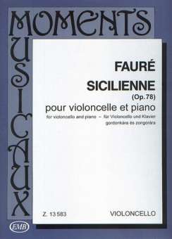 Sicilienne op.78 pour violoncelle
