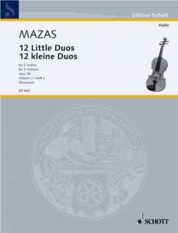 12 kleine Duos op.38 Band 2 :