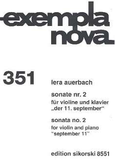 Sonate Nr.2 : für Violine und Klavier