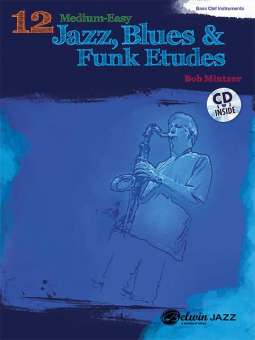 12 Medium Easy Jazz Etudes Bass (+CD)