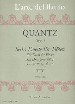 6 Duette op.5,1-3 : für 2 Flöten