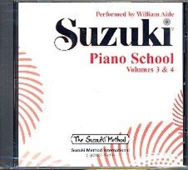 Suzuki piano school vols.3+4 : CD