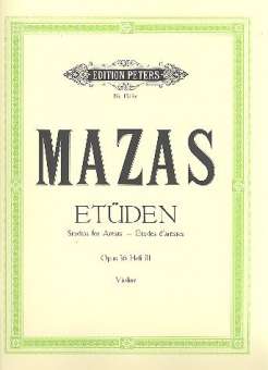 Etüden op.36 Band 3 : für Violine