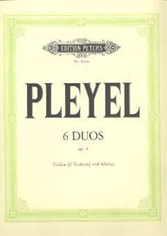 6 Duette op.8 : für 2 Violinen