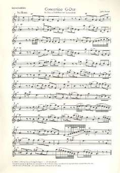 Concertino G-Dur : für Sopranblockflöte