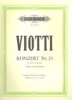 Konzert G-Dur Nr.23 für Violine und