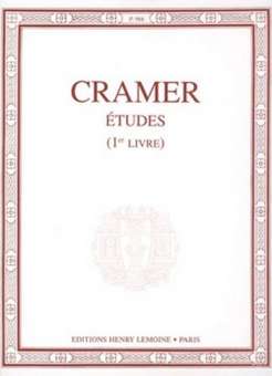 CRAMER Johann Baptist : Etudes Vol.1