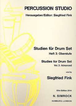 Studien für Drumset Band 3 :