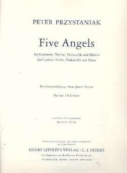 Five Angels : für Klarinette, Violine,