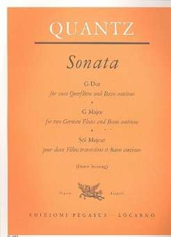Sonate G-Dur : für 2 Flöten und Bc
