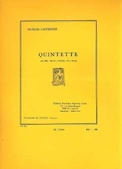 Quintette : pour flûte, hautbois, clarinette,